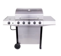 Char-Broil Performance Series Silver 5-Burner Liquid Propane Gas Grill
