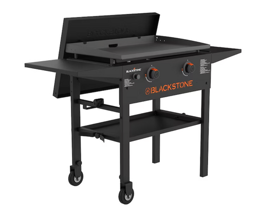 Blackstone 28" Griddle and Cover Bundle 2-Burner Liquid Propane Flat Top Grill