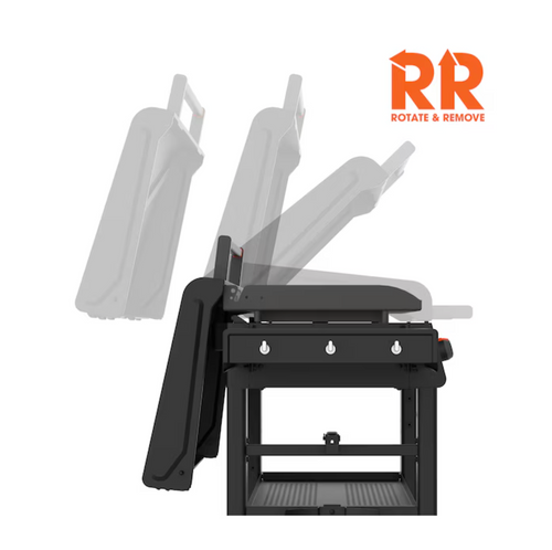 Blackstone 36 in Culinary Omnivore Griddle with Hood 4-Burner Liquid Propane Flat Top Grill